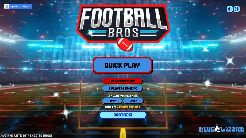 Screenshot of Football Bros available on Escape Drive