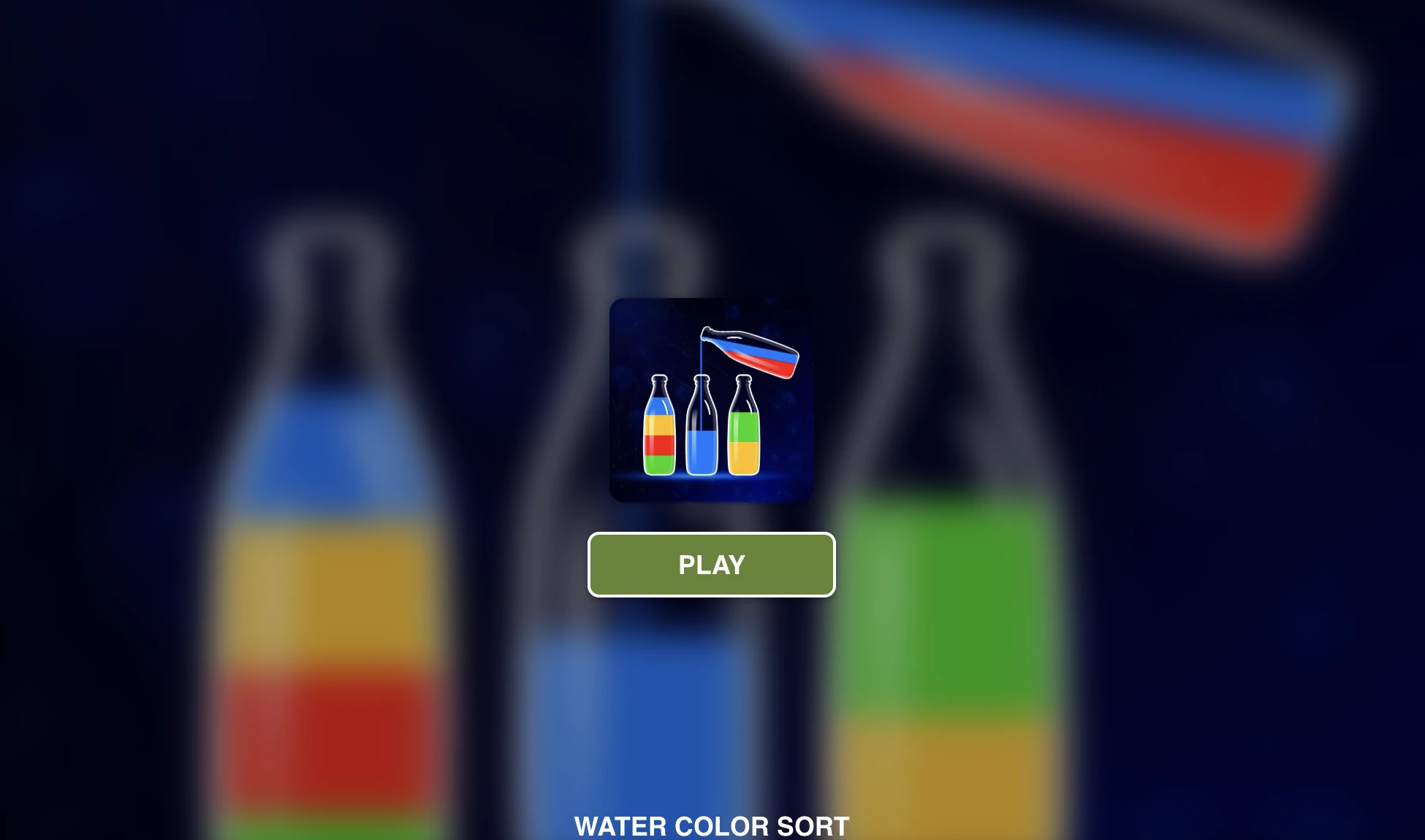 Screenshot of Water Color Sort available on Escape Drive