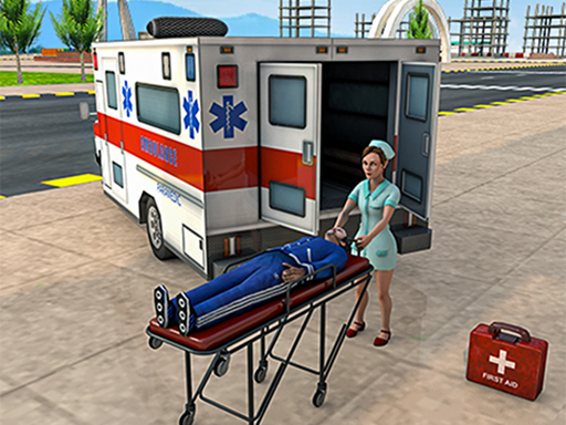 Screenshot of Ambulance Rescue Hospital Game available on Escape Drive