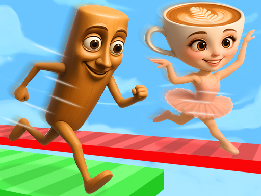 Screenshot of Brainrot Bridge Race 3D available on Escape Drive
