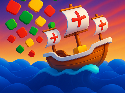 Screenshot of Color Box Ship available on Escape Drive