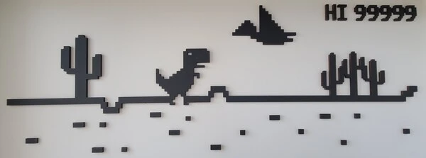 Screenshot of Dino Game available on Escape Drive