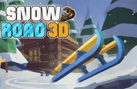 Screenshot of Snow Road 3D available on Escape Drive